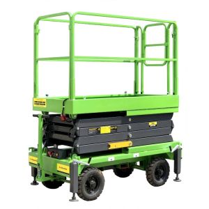 Buy cheap 11 Meters Mobile Scissor Lift 500Kg Loading Capacity For Work At Height from wholesalers