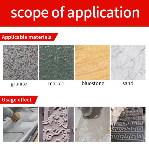 Precision Carving Drill Bit Clamp Welding Process Sturdy Durable CNC Stone Carving Milling Cutter