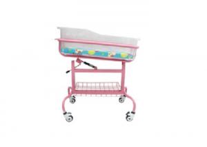 China Pediatric Hospital Baby Bed For Infant , Hospital Baby Cot With Four Wheels wholesale