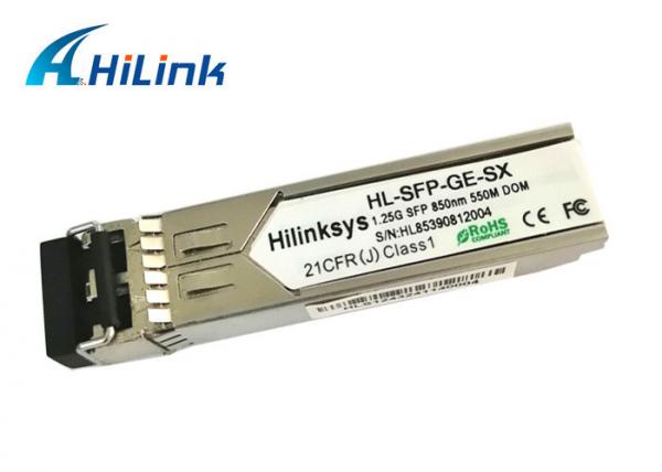 Quality Hilinksys Multimode 1000 Base SX Fiber SFP Transceiver Module 1.25G Short Reach for sale