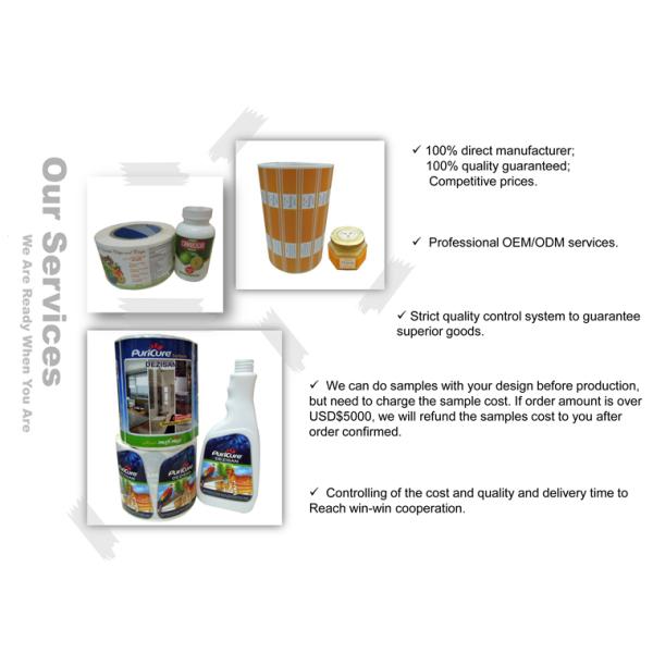 Waterproof Adhesive Sticker Labels With Matt Lamination For Shampoo