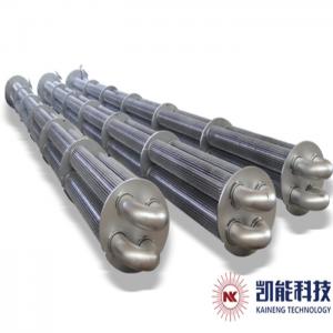 China Pin Tube Oil Tank Heater / Heavy Duty Marine Boiler Oil Heater Horizontal wholesale