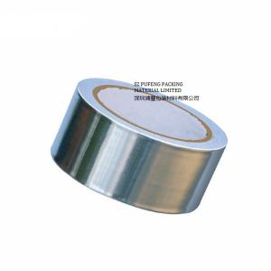 China Silver Insulation 50 Micron Aluminum Foil Duct Tape For Air Conditioning on sale