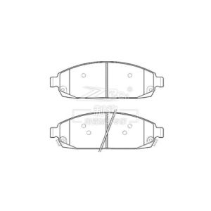Buy cheap Jeep Commander, Ceramic Brake Pad, D1080, 05080868AA, F from wholesalers