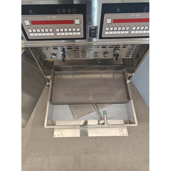 LPG Gas Natural gas Double Tanks Four Baskets Digital Panel gas Chips Open Fryer