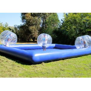 China Custom Outdoor Inflatable Toys Funny Blow Up Body Bumper Balls Arena With Pool For Family wholesale