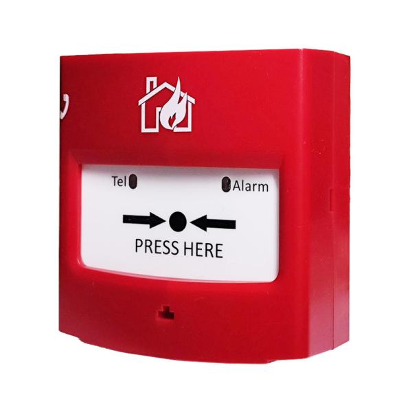 Quality CA9006 Addressable Manual Call Point for Intelligent Fire Safety Alarm System with Digital Loop Protocol and Telephone Jack for sale