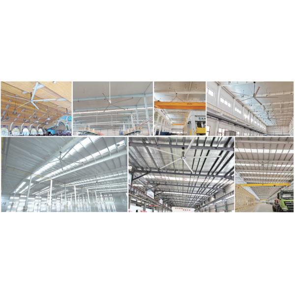 Industrial Ventilation Gearbox Type Facility Hvls Fans Superior Air Movement Technology