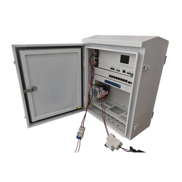 Outdoor Non-Intelligent Pole Mounted Cabinet Solar Powered Box With Fan Model EDBU2082SGPE