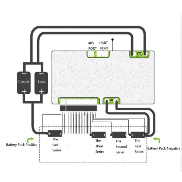 30A 35A Smart BMS System 3S 4S 12V for Li Ion Lifepo4 With Communication