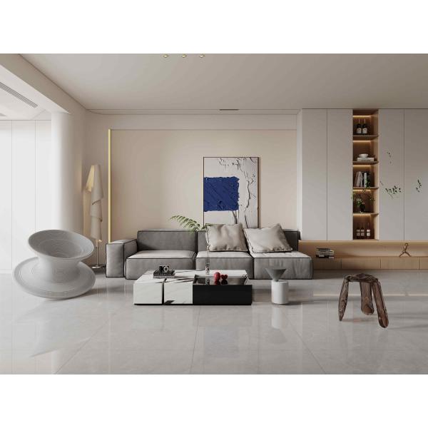 Antibacterial SGS W.A 0.05% 800x800mm Polished Glazed Porcelain Tiles For Bedroom