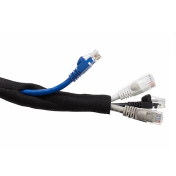 Polyester Self Wrapping Split Braided Sleeving Automobile Wire Harness Application