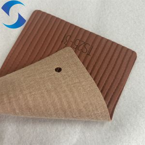 Leather source factory Three-dimensional vertical stripes PVC leather for