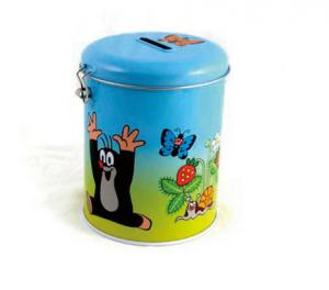 China Lovely kid metal piggy bank with lock wholesale