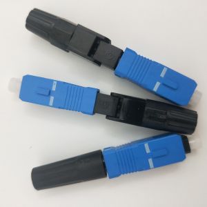 Buy cheap SC Fast Connector Fiber Optic Quick Connector Blue Color High Quality from wholesalers