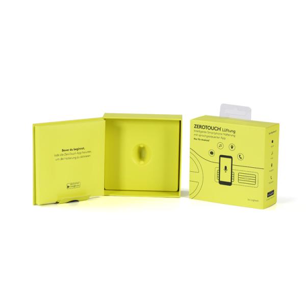 Custom Matt Luxury Book Shape Product Package Box With Inner Bracket And Hanging Hole