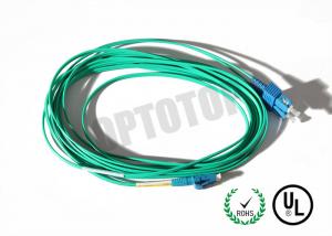 China LC SC Fiber Patch Cord 2F ZIP 2MM Corning , Long Life Fiber Optic Jumper on sale
