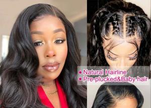 China Braided Lace Frontal 360 Hd Full Lace Human Hair Wigs For Black Women wholesale