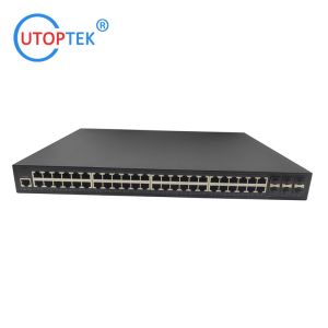 China Layer3+ Management 48 port 10/100/1000M RJ45+6port 10G SFP/SFP+ Fiber Network Ethernet switch(UT-SW48G-6SFP+) wholesale