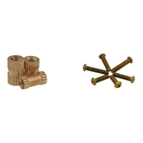 Galvanized Furniture Screw cap brass nut