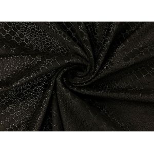 China Alligator Pattern Dark Brown Velvet Material 250GSM Taped Super Soft wholesale