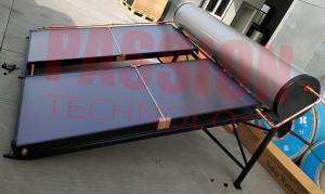 China South Africa Integrative Pressurized Flat Plate Solar Water Heater Geysers Blue Titanium wholesale
