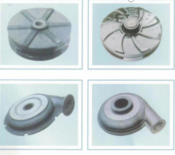 Horizontal Mining Spare Parts Sand Lined Slurry Pump Series