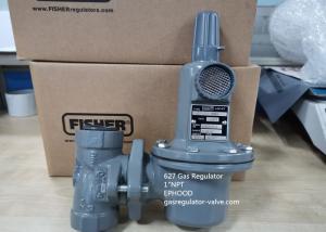 China Ductile Iron Fisher Gas Regulator 627 Model Pressure Gas Regulator 250PSI Inlet wholesale