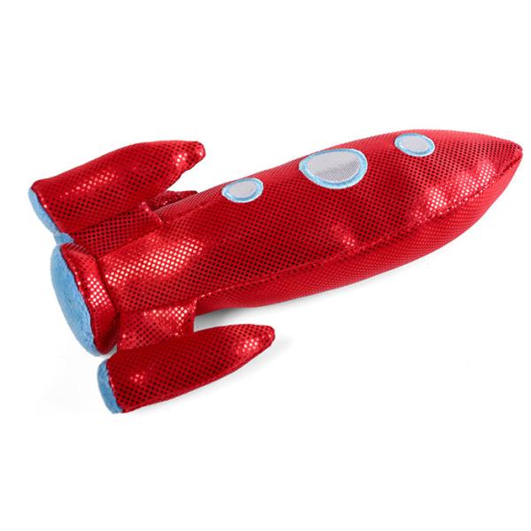 Rocket UFO Aircraft Extremely Durable Dog Toys Indestructible Air Vehicle Fetch Out