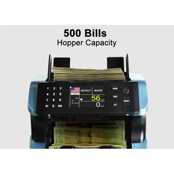 AL-185 90mm Front Loading Cash Counting Bill Counter Machines Mixed Bills MXN