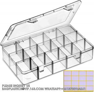 China Girds Clear Plastic Organizer Box Storage For Washi Tape Tackle Box Jewelry Crafts Organizer, Container wholesale