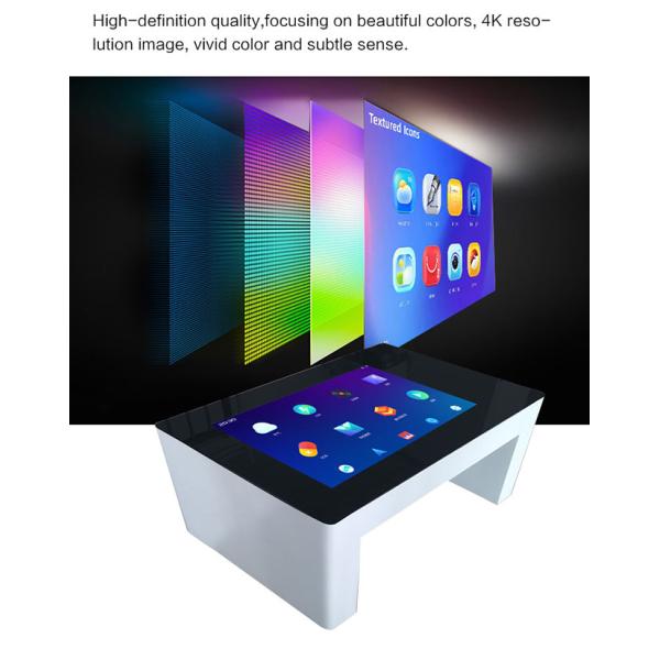 43 Inch LCD Advertising PCAP Smart Coffee Table With Touch Screen
