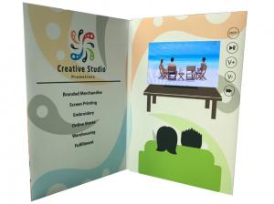 China Portrait 4.3 LCD video mailer /digital video business card/electronic video brochure on sale