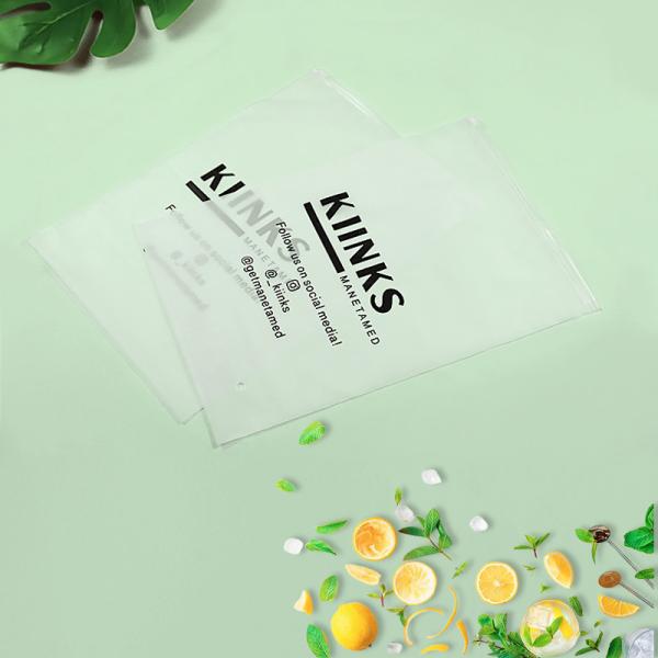 12 Wires Transparent / Matte Frosted Zipper Bags Custom Frosted Zip Lock Bags