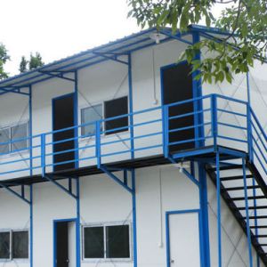 China 2920mm Height 2440mm Depth Prefabricated Container Homes 20ft 40ft With PVC Flooring on sale