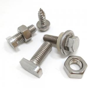 China Fasteners Stainless Steel Ss Hex Bolt And Nuts Washer A2-70 304 316 CNC Lathing BOLT wholesale