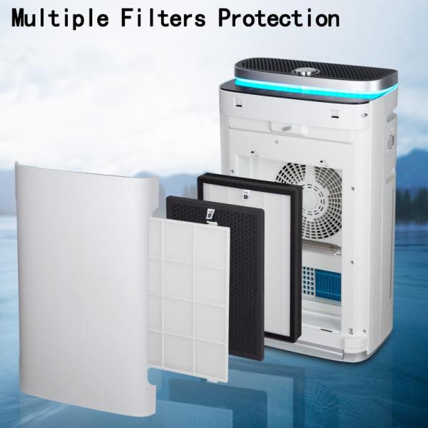 HOMEFISH 110-240V Home WIFI Formaldehyde Air Purifier UV Sterilization H13 HEPA Filter