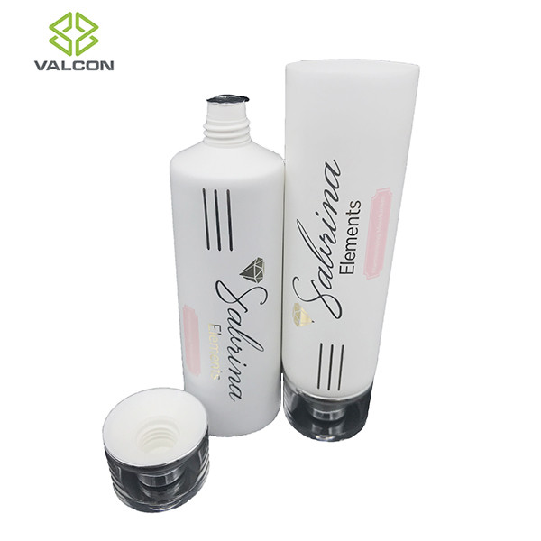 Customized Empty Lotion Tubes , Moisturiser Plastic Tube Containers Acrylic Cap