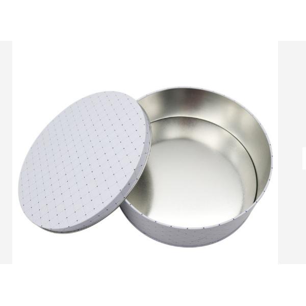 CMYK 10 Inch Round Cookie Tin 0.25mm Round Cookie Tins With Lids