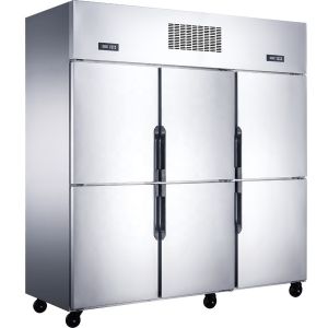 Buy cheap Automatic Defrost Deep Freezer Commercial Refrigerator 2 Doors Stainless Steel from wholesalers