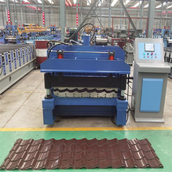Color steel glazed tile forming machine corrugated fully automatic new design