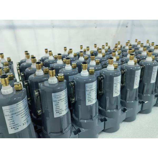 1.0Mpa Water Separator Aluminum Alloy Shell 5.5x2.5x2.5 Inches Black