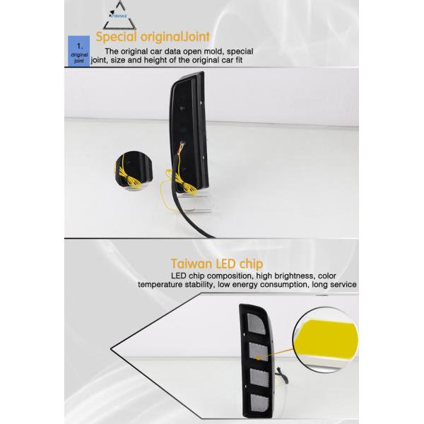 For Honda Civic Type R 2016-2019 Led Daytime Running Lights Yellow Turn Signal Lamp