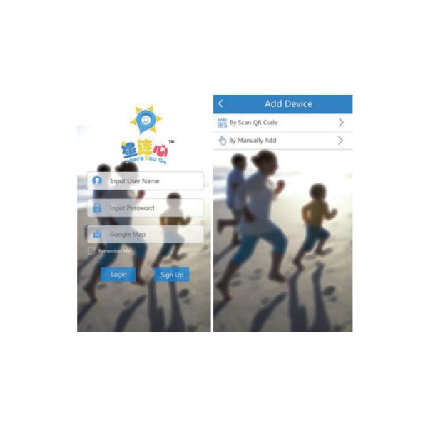 3 Colors Portable GPS Tracker , Interaction Touch Screen GPS Tracker Watch For Family