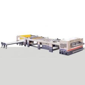 China Two Layer Pneumatic Corrugated Carton Box Making Machine Cardboard Reel Paper Sheet Cutter wholesale