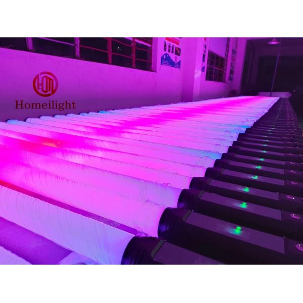 360 Degree Kinetic Rotating Matrix DMX Pixel LED Tube Light RGBWA