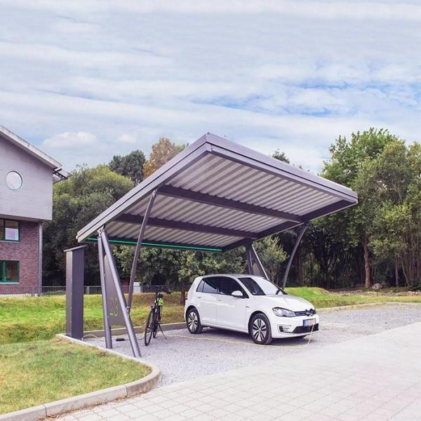 modern design open ground PV carport structures solar bracket solar structure PV solar bracket