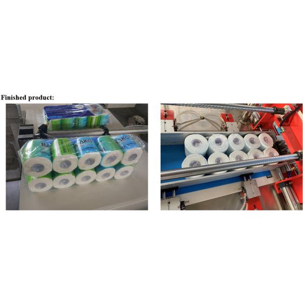 0.6Mpa Inverter Mode Toilet Paper Packing Machine Precast Bags