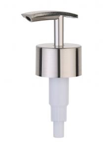 China Silver Plastic Hand Liquid Soap Bottle Dispenser Lotion Pump 28410 for Samples Request wholesale
