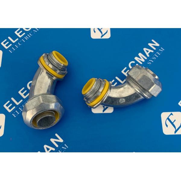 Zinc 90 Degree Liquid Tight Connector 1/2 Inch